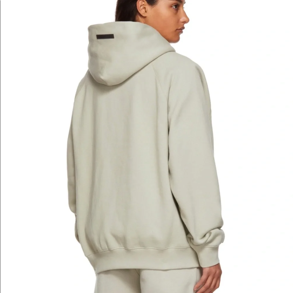 SOLD LINDA Fear of God UNISEX Green / Concrete hoodie receipt avail LAST ONE - Picture 6 of 8